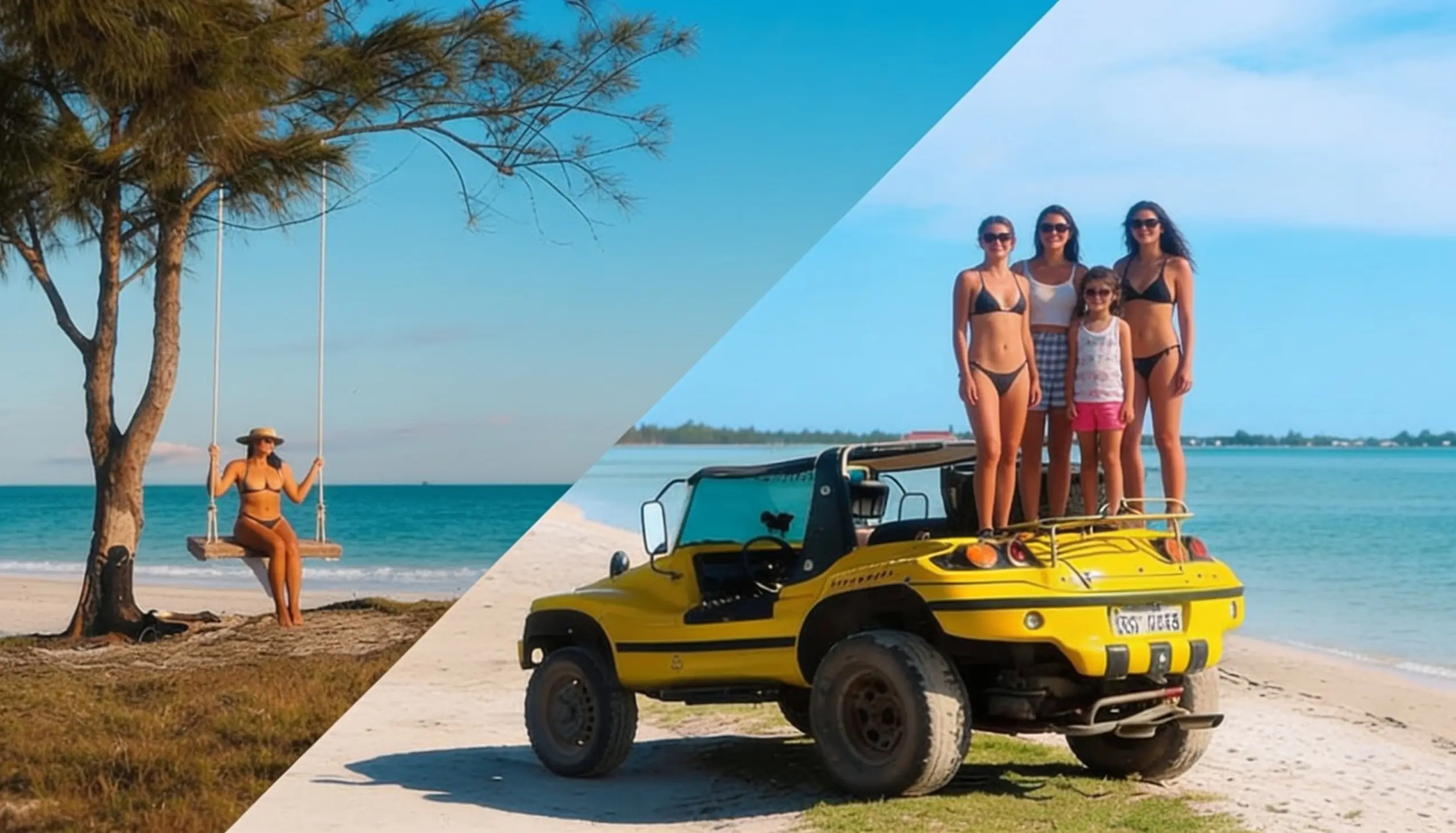 Arubinha e Buggy em Arraial do Cabo