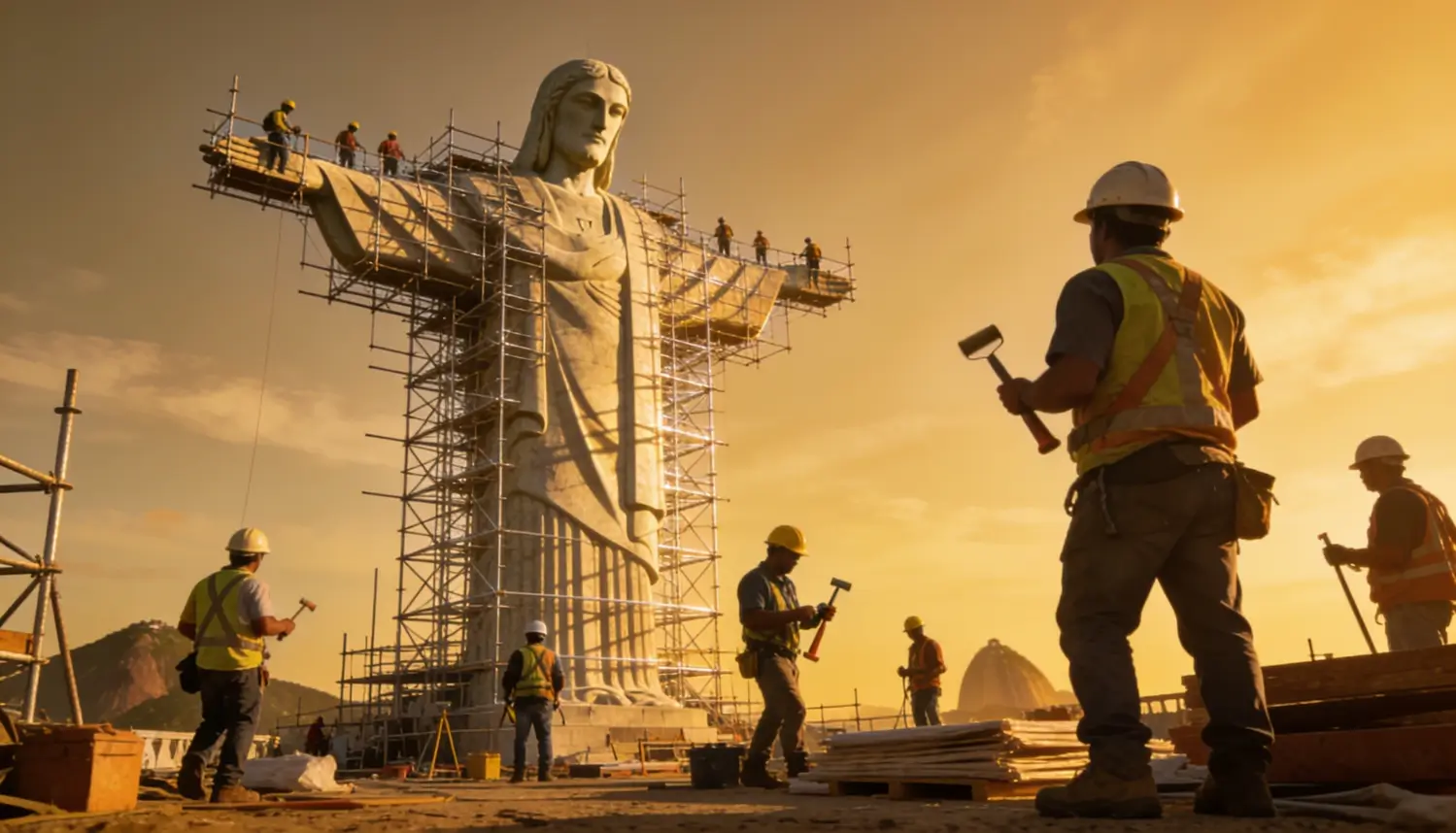 Cristo Redentor entra em obras