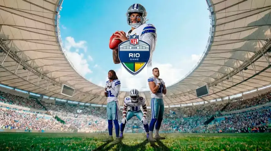 O primeiro jogo da NFL no Maracanã