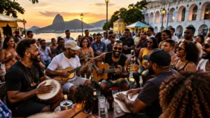 Roda de samba no Rio de Janeiro